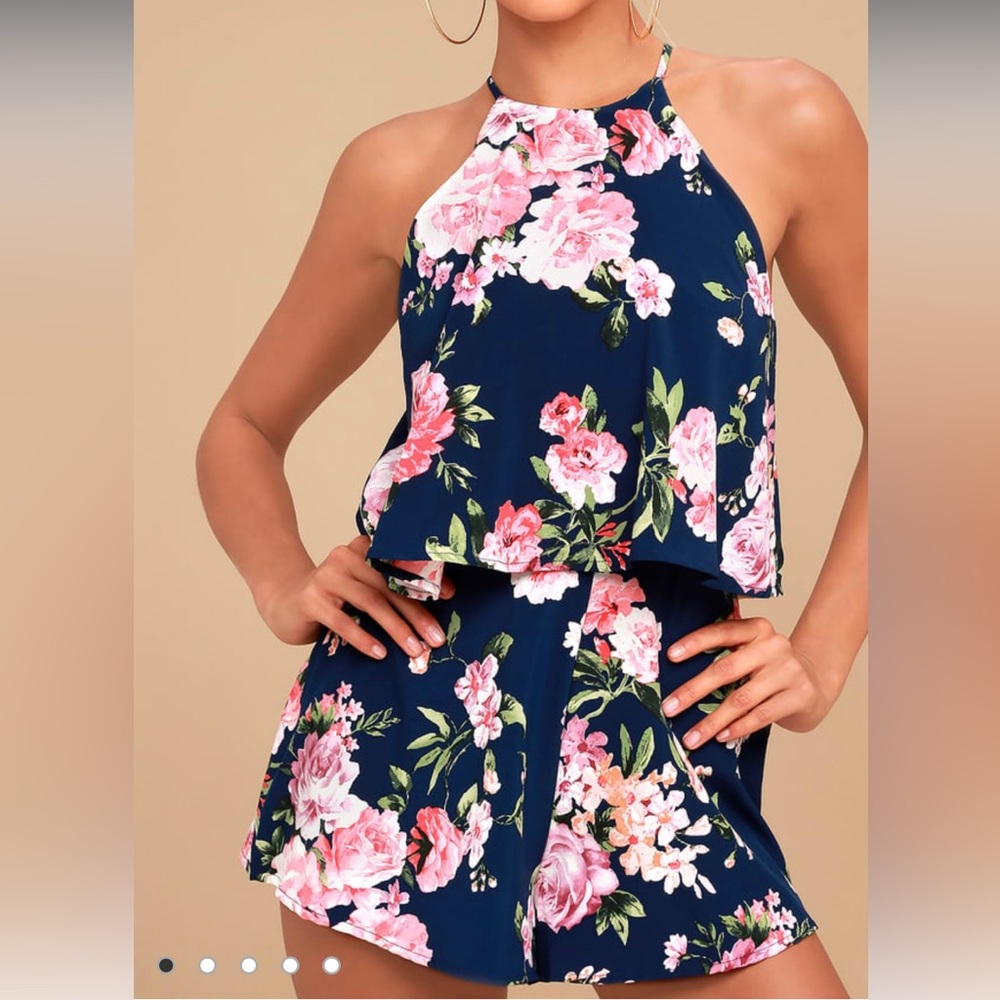 Lulu’s Floral Print Romper
